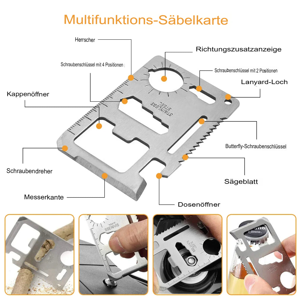 Komplettes Survival Kit für jede Notsituation, Kompakt & Zuverlässig