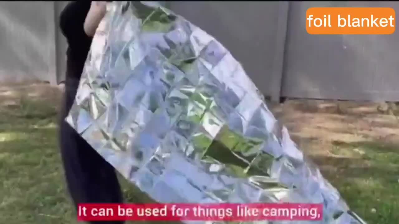 ThermoShield Notdecke - Wasserfest und kompakt für optimale Wärmehaltung