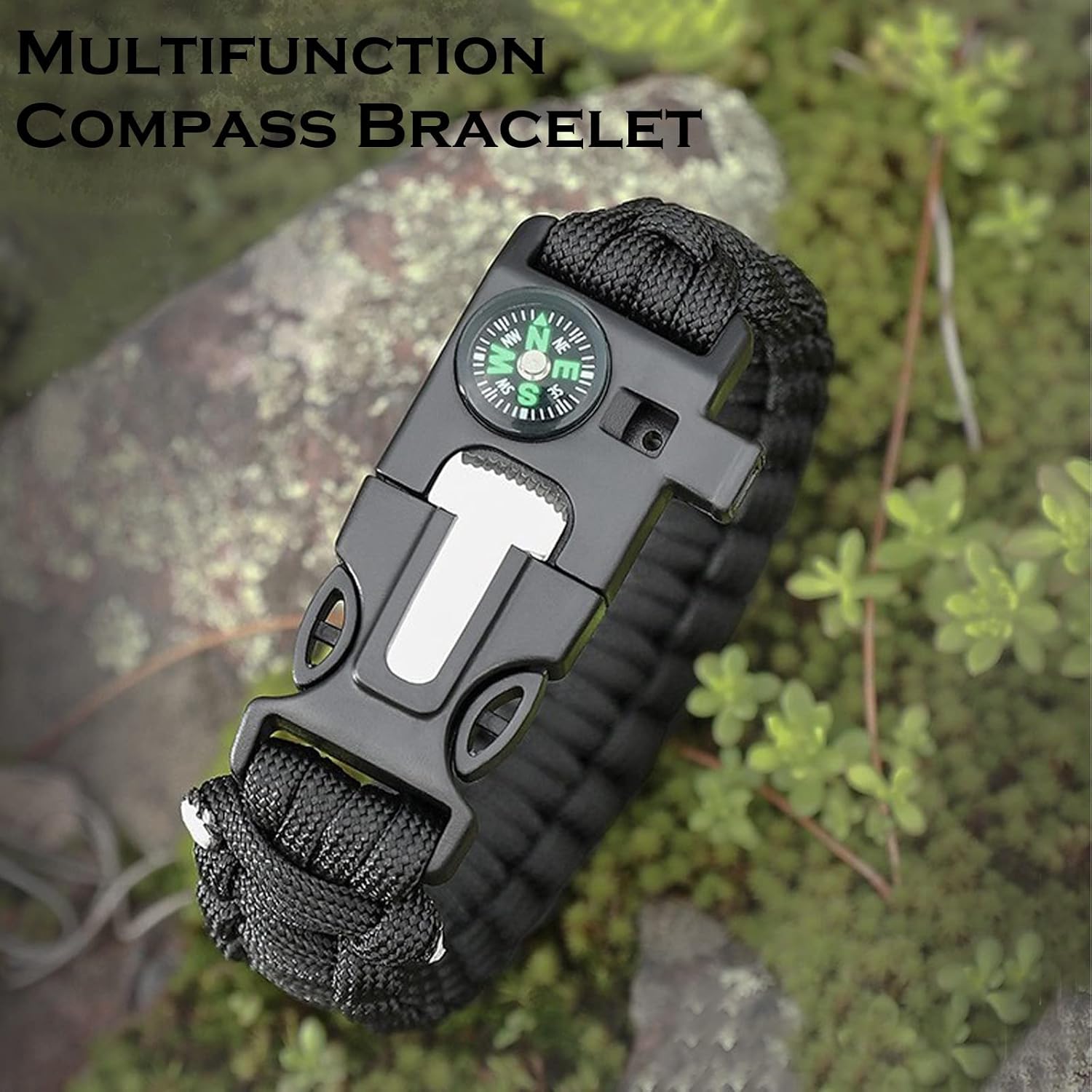 Multifunktionales Armband – 5-in-1 Survival-Werkzeug für Outdoor-Abenteuer