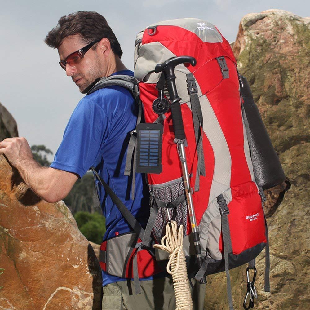 Robuste Solar-Powerbank mit 20.000mAh – Perfekt für Outdoor & Camping