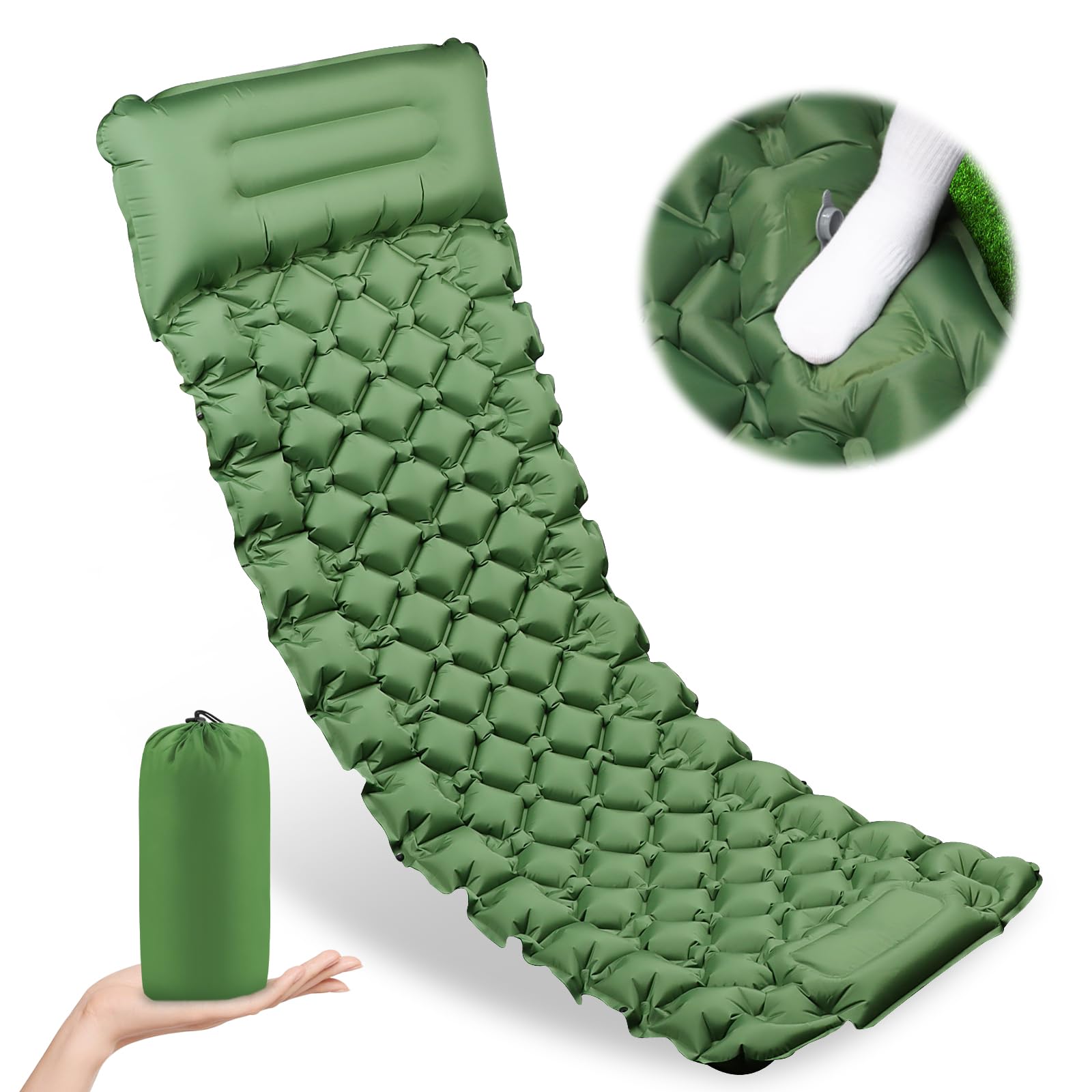 Leichte Luftmatratze für Camping – Selbstaufblasend & Komfortabel