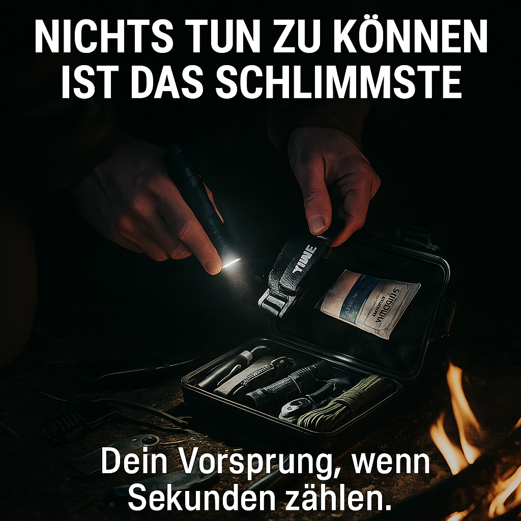 Survival Kit 15-in-1 – Taktisches Notfallset für Outdoor & Krisen