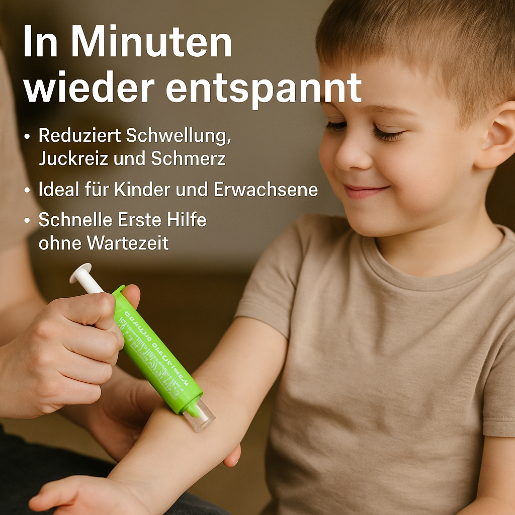 Gift Extraktor für schnelle Hilfe bei Stichen