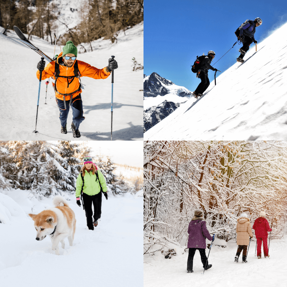Schuhspikes für sicheren Halt – Universal Schuhspikes für Winterwanderungen