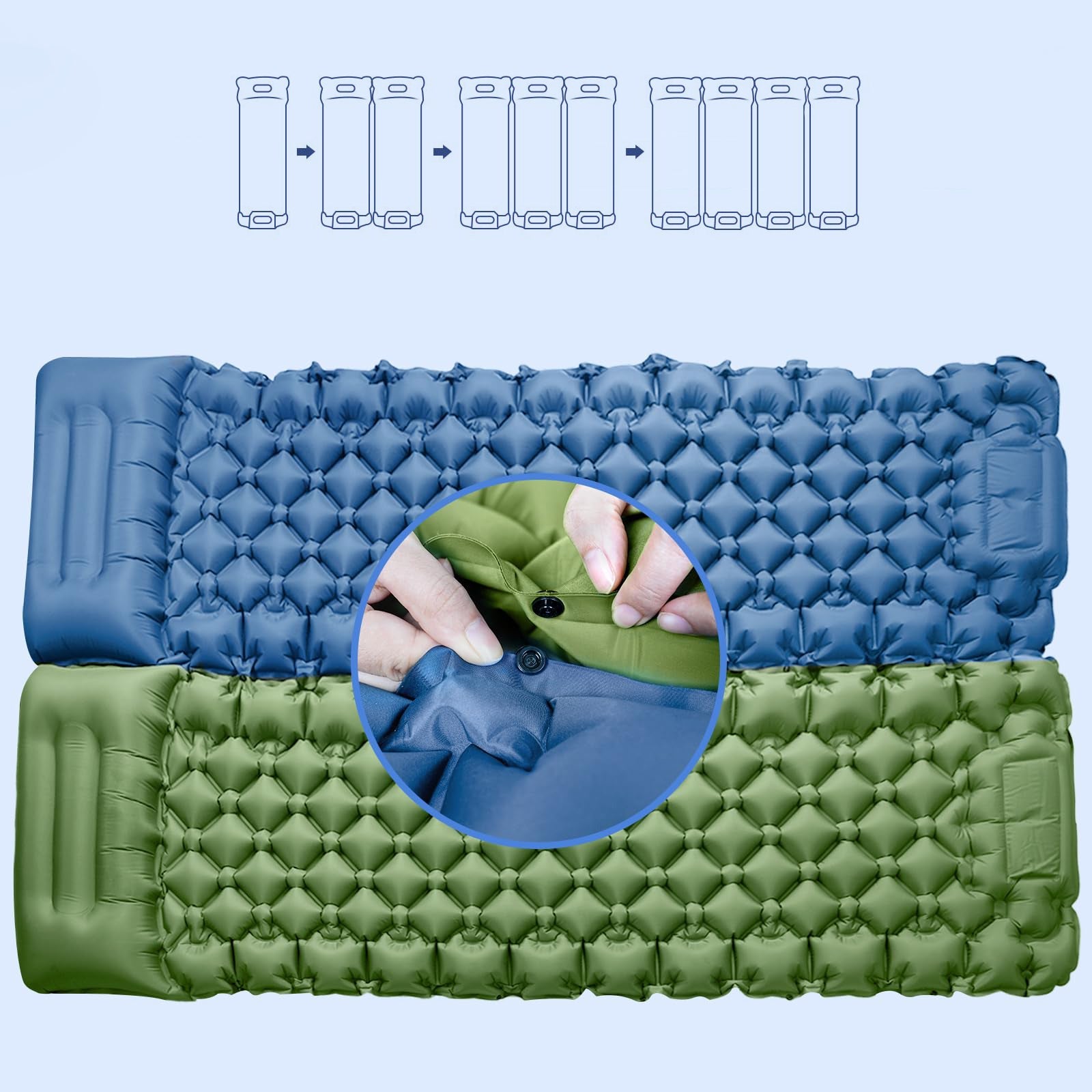 Leichte Luftmatratze für Camping – Selbstaufblasend & Komfortabel