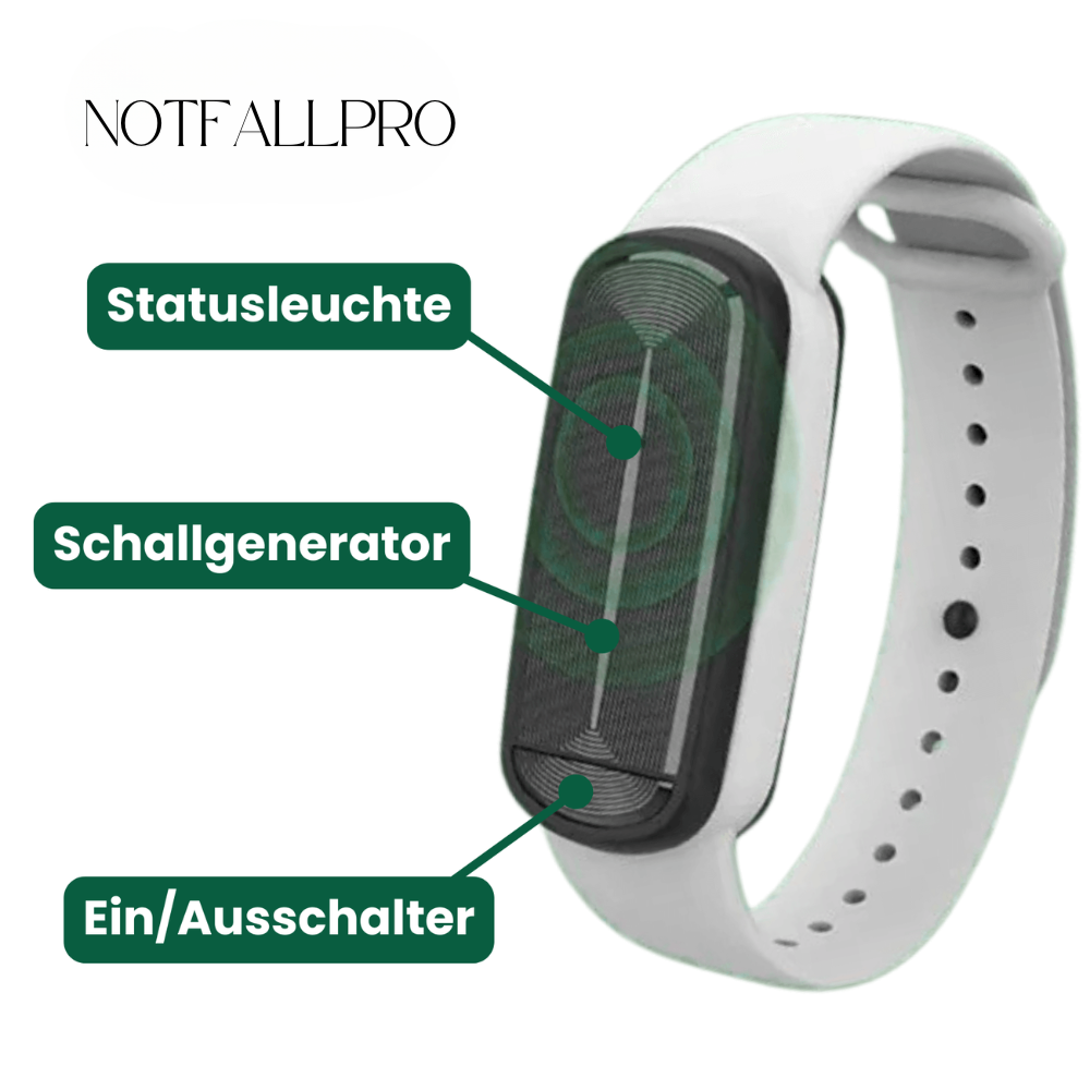 Schutzarmband MosquiStop – Intelligentes Mückenschutz-Armband