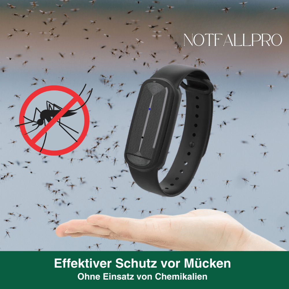Schutzarmband MosquiStop – Intelligentes Mückenschutz-Armband