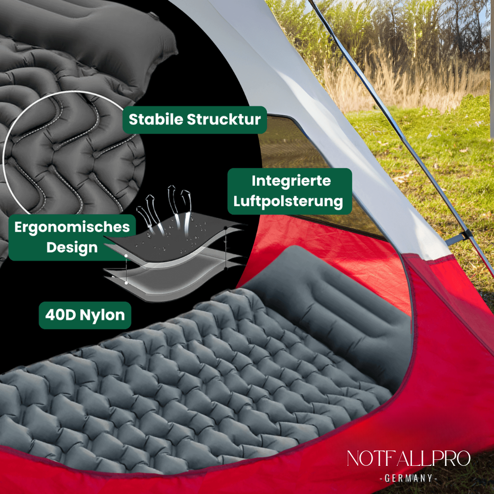 Ultraleichte Isomatte für Camping & Bergsteigen | Komfort & Schutz