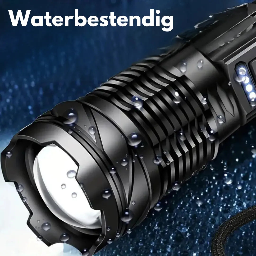 Militär Taschenlampe - 5000 Lumen, Wasserdicht, Stoßfest