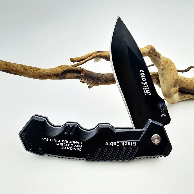 Cold Steel Taschenmesser | Multifunktional, Edelstahlklinge, Robuster Griff