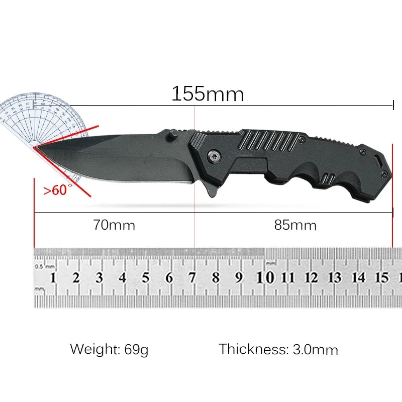 Cold Steel Taschenmesser | Multifunktional, Edelstahlklinge, Robuster Griff