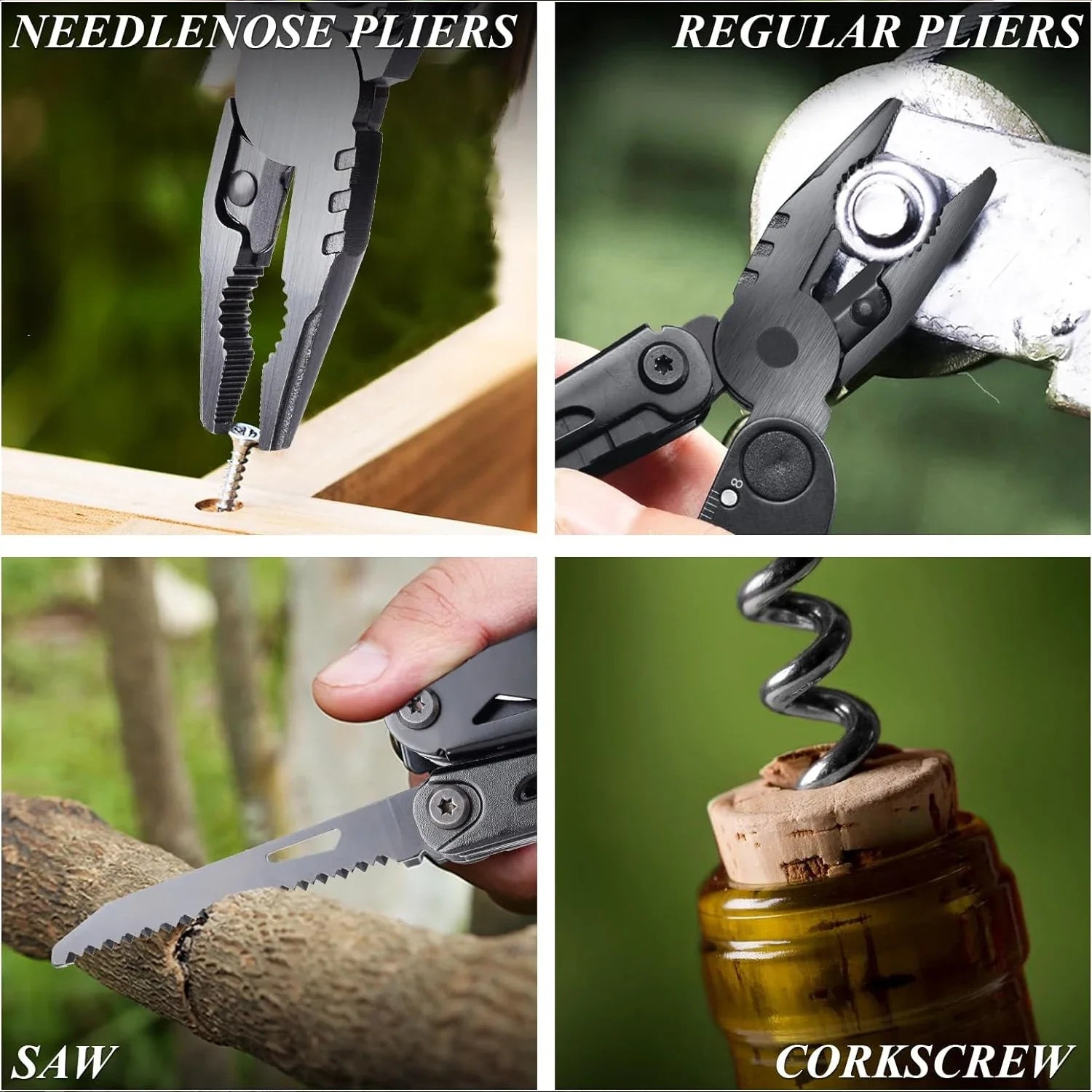 Multitool 21-in-1 – Multifunktionale Edelstahlwerkzeuge