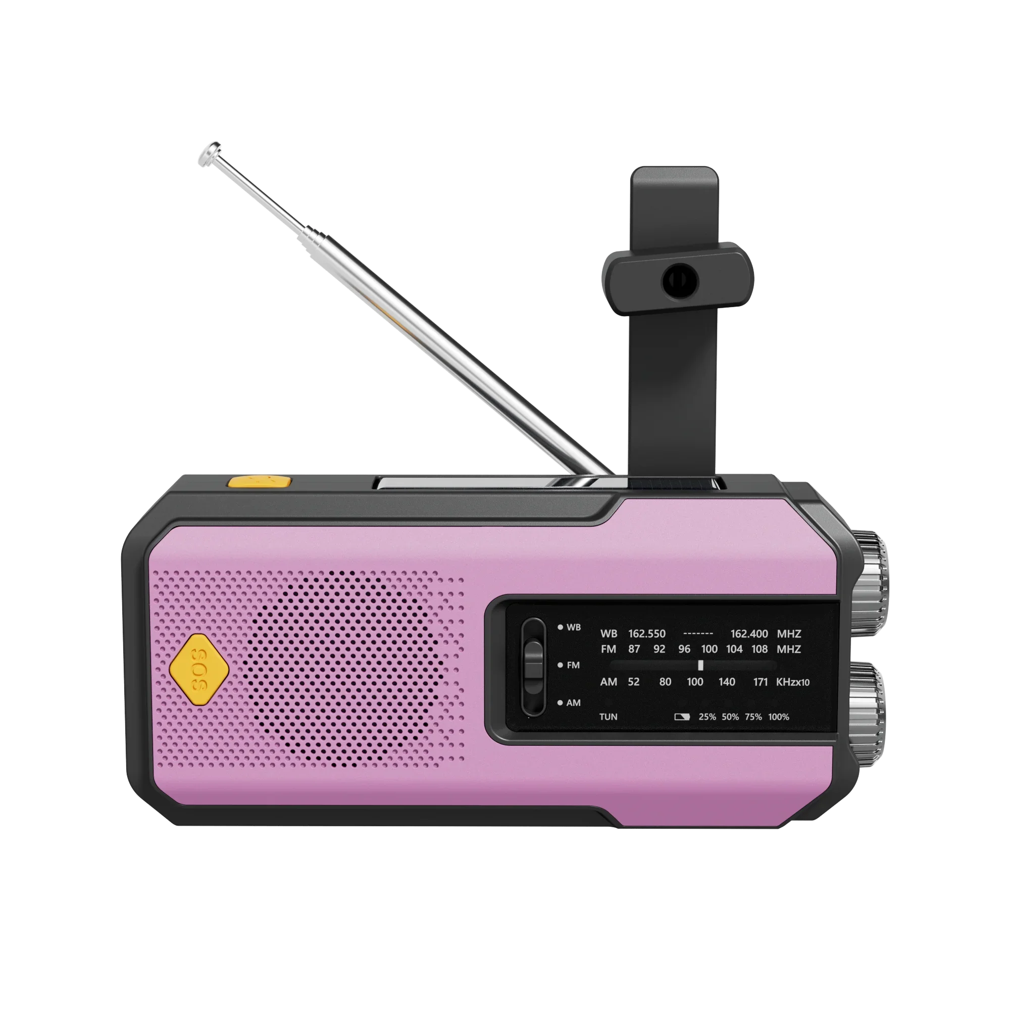 Notfallradio mit SOS-Alarm – Solarbetrieben, kompaktes Design