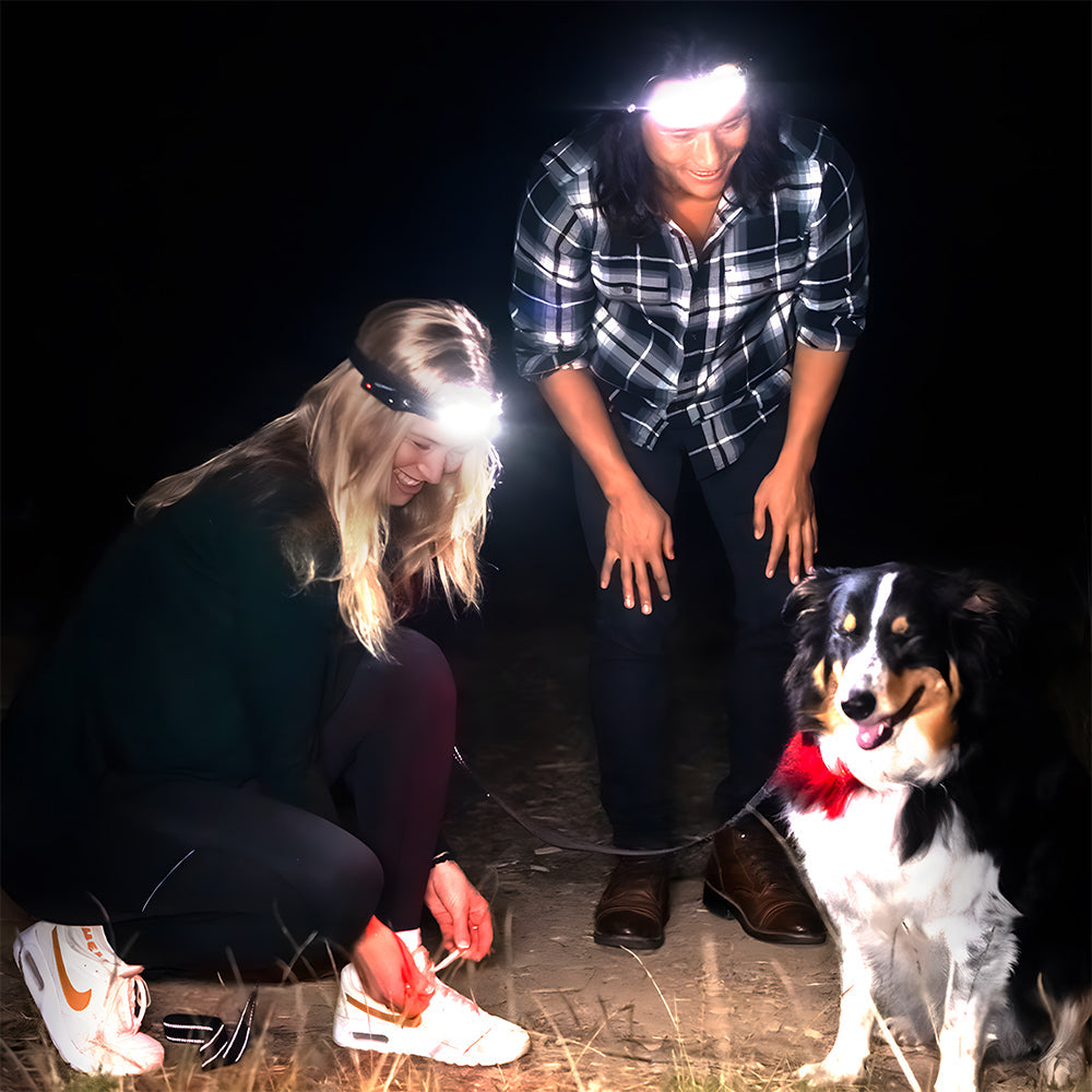 Superhelle LED Stirnlampe | Wiederaufladbar & Wasserdicht