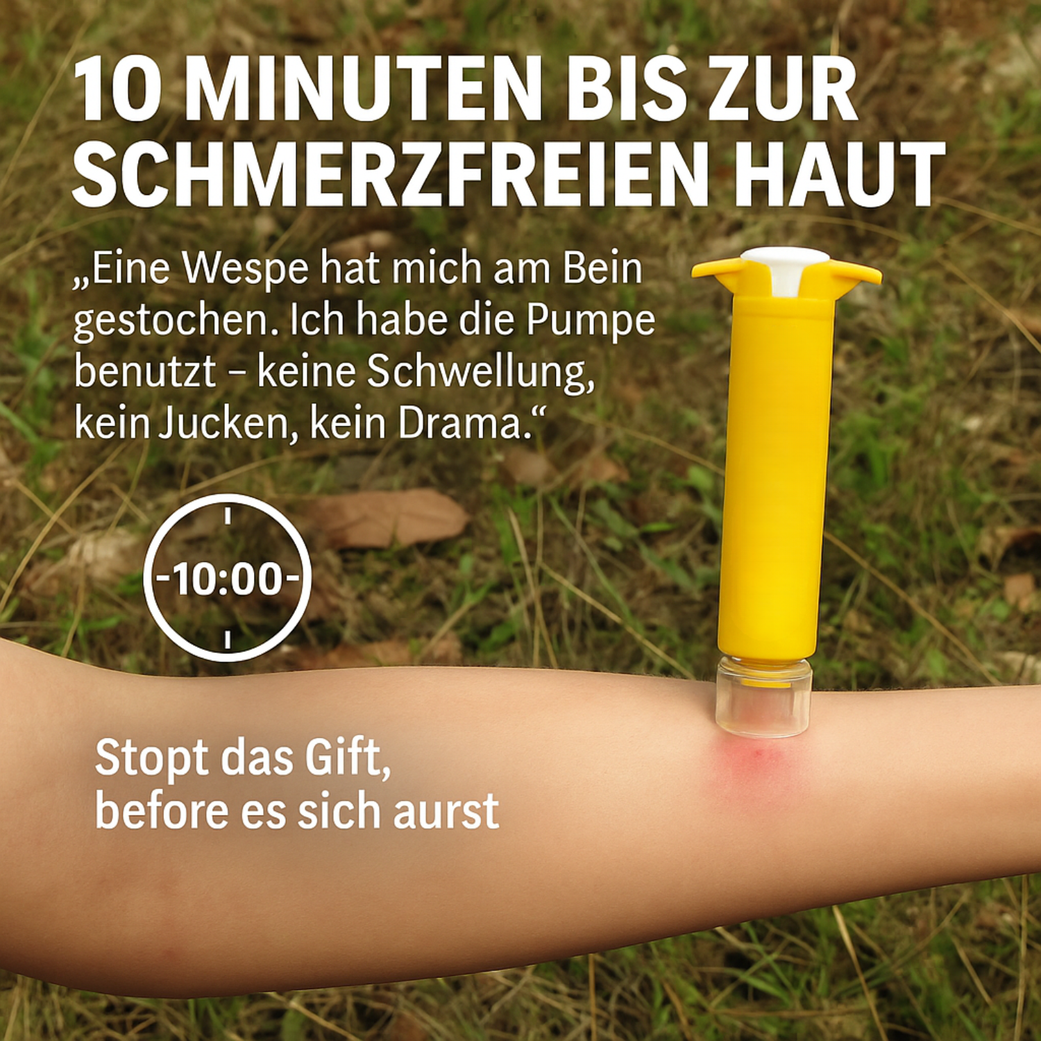 Gift-Extraktor – Erste Hilfe bei Insekten- und Schlangenbissen