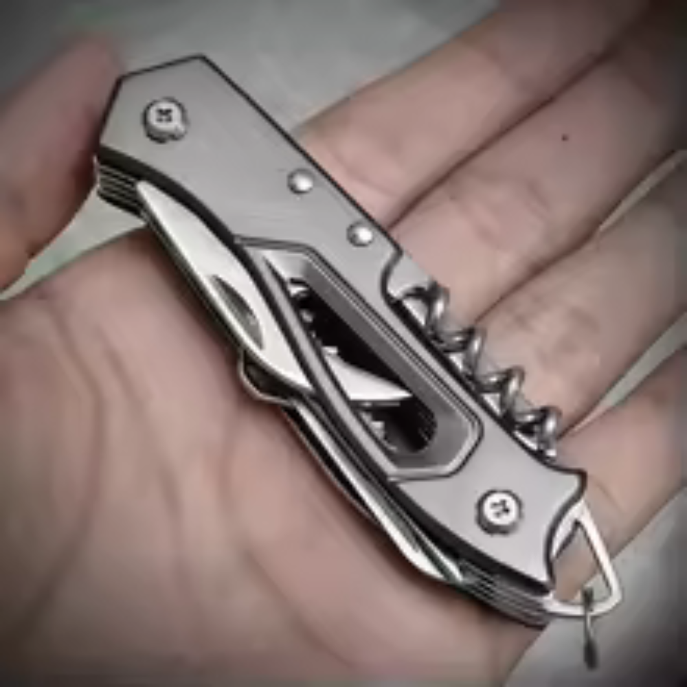 Kompaktes Taschenmesser – Multifunktionales Schweizer Campingmesser