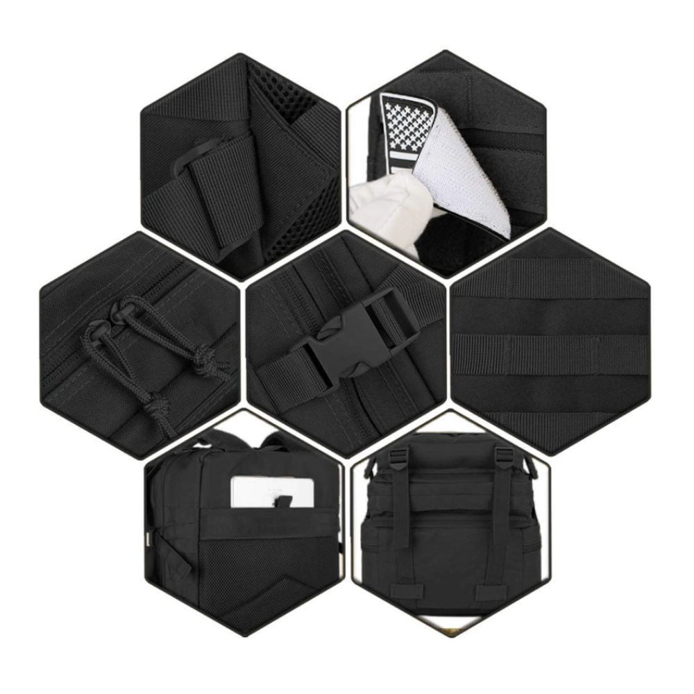 Outdoor-Rucksack 30L/50L – Nylon & MOLLE