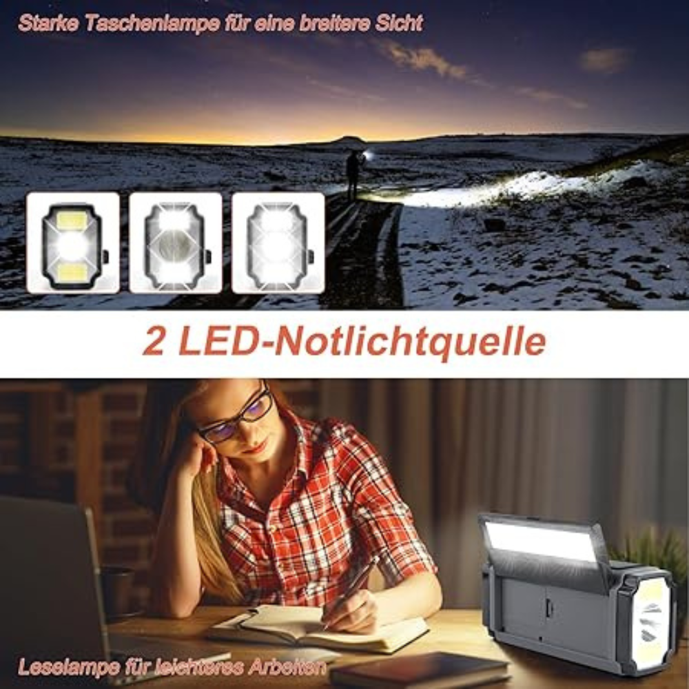 Das beste Notradio mit Dynamo – Immer vorbereitet!