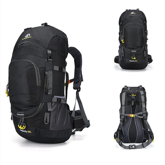 Outdoor-Rucksack 60L – Nylon & mehrere Fächer