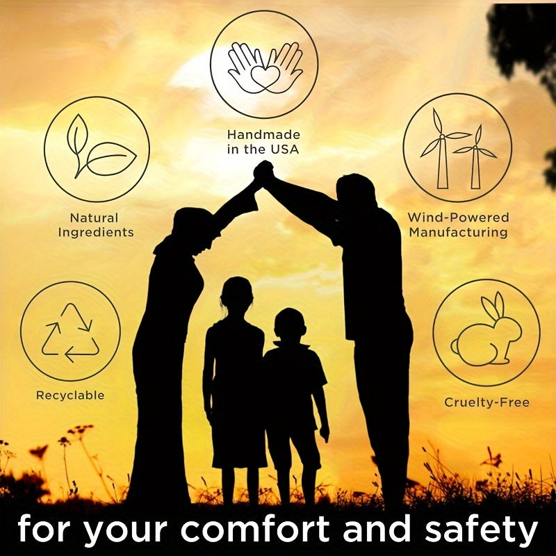 4 Stück Notkerzen - Geruchslose Paraffin & Sojawachs-Kerzen