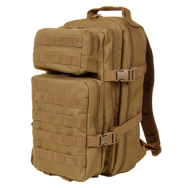 Bug-Out-Bag - Notfallrucksack 25L - US Assault Rucksack - Coyote Farbe, Robust