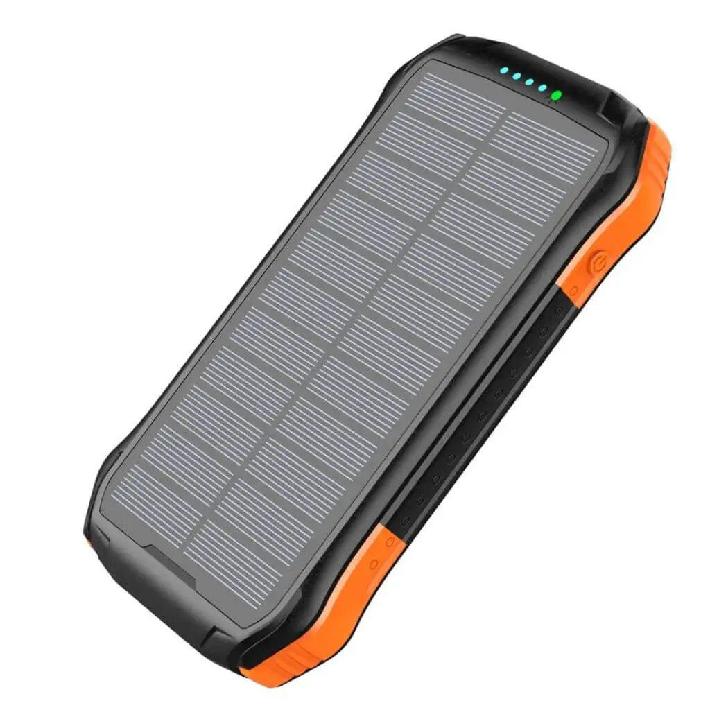 Solar Ladegerät - 26800mAh Akku, Outdoor Wasserdicht, 4 Solarpanels