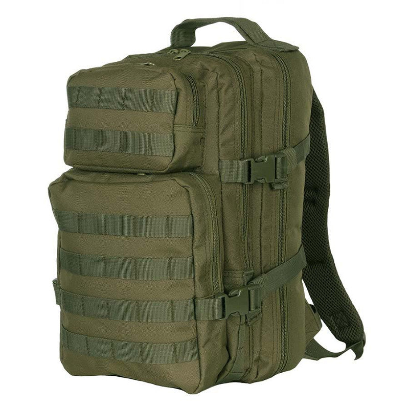 Bug-Out-Bag 25L US Assault – Grün, Kompakt und Strapazierfähig