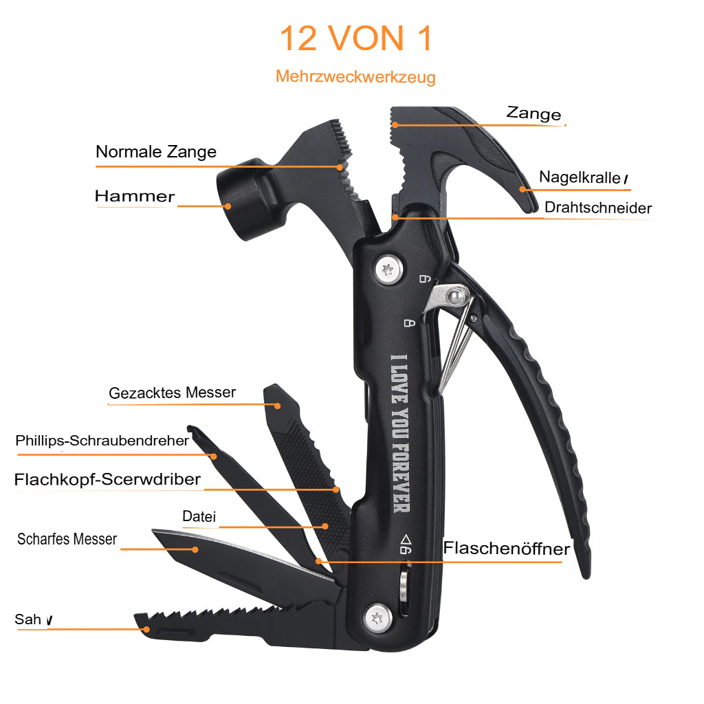 Multitool 12 in 1: Das ultimative Werkzeug für jeden Moment