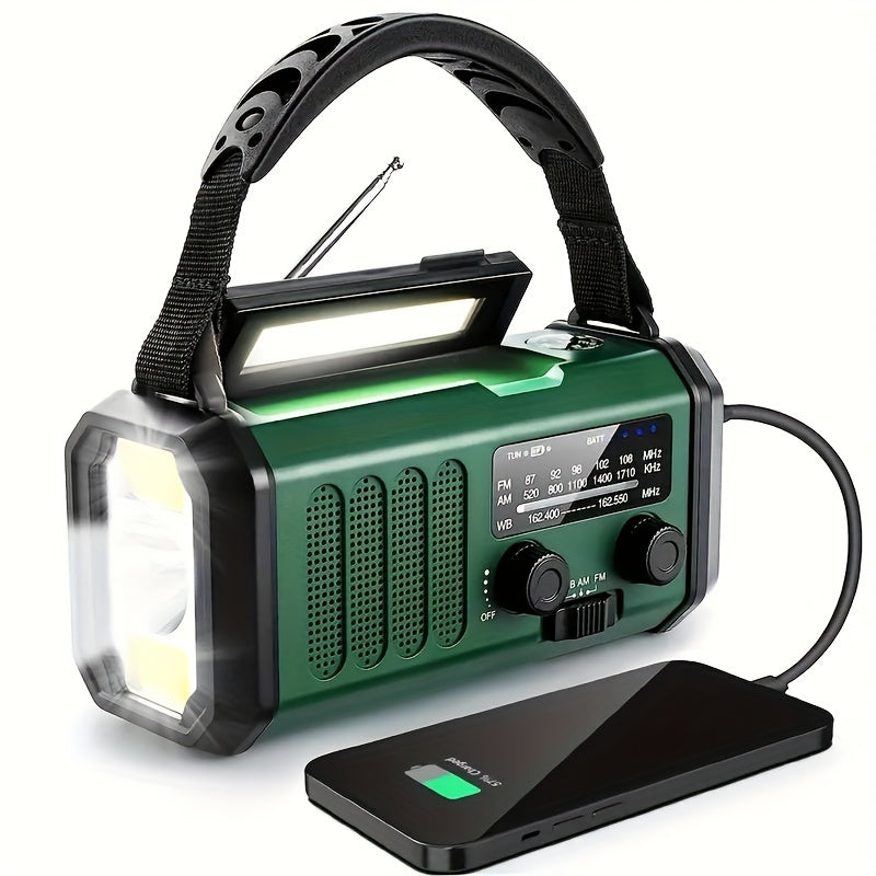 Notfallradio 10000mAh – Solar & USB-C