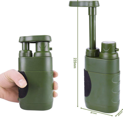 Tragbarer Wasserfilter – Filtersystem für Outdoor & Camping