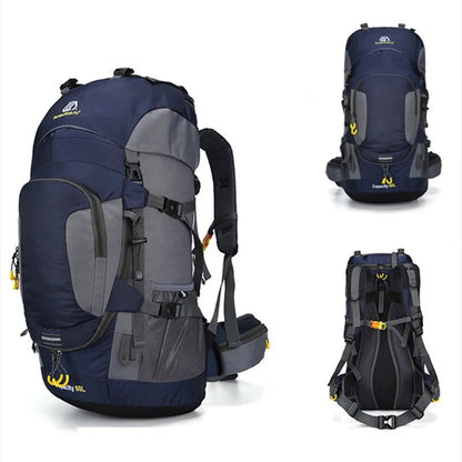 Outdoor-Rucksack 60L – Nylon & mehrere Fächer