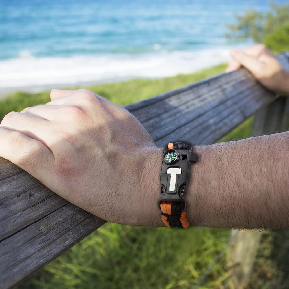 Multifunktionales Armband – 5-in-1 Survival-Werkzeug für Outdoor-Abenteuer