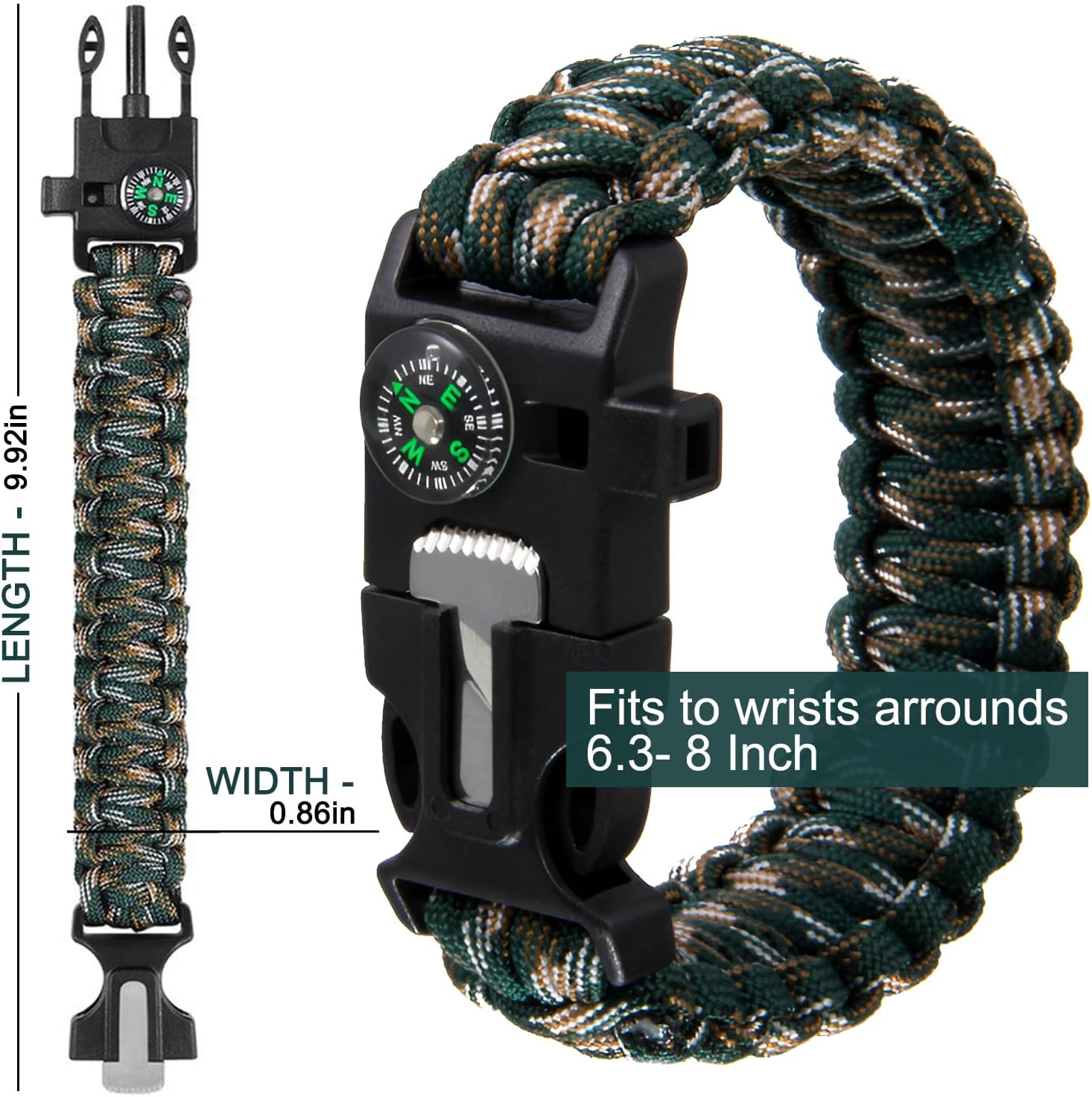 Paracord Armband – Starkes Survival-Armband für Outdoor-Abenteuer