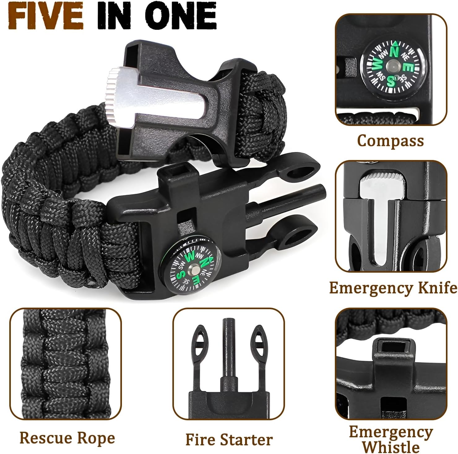 Paracord Armband – Starkes Survival-Armband für Outdoor-Abenteuer