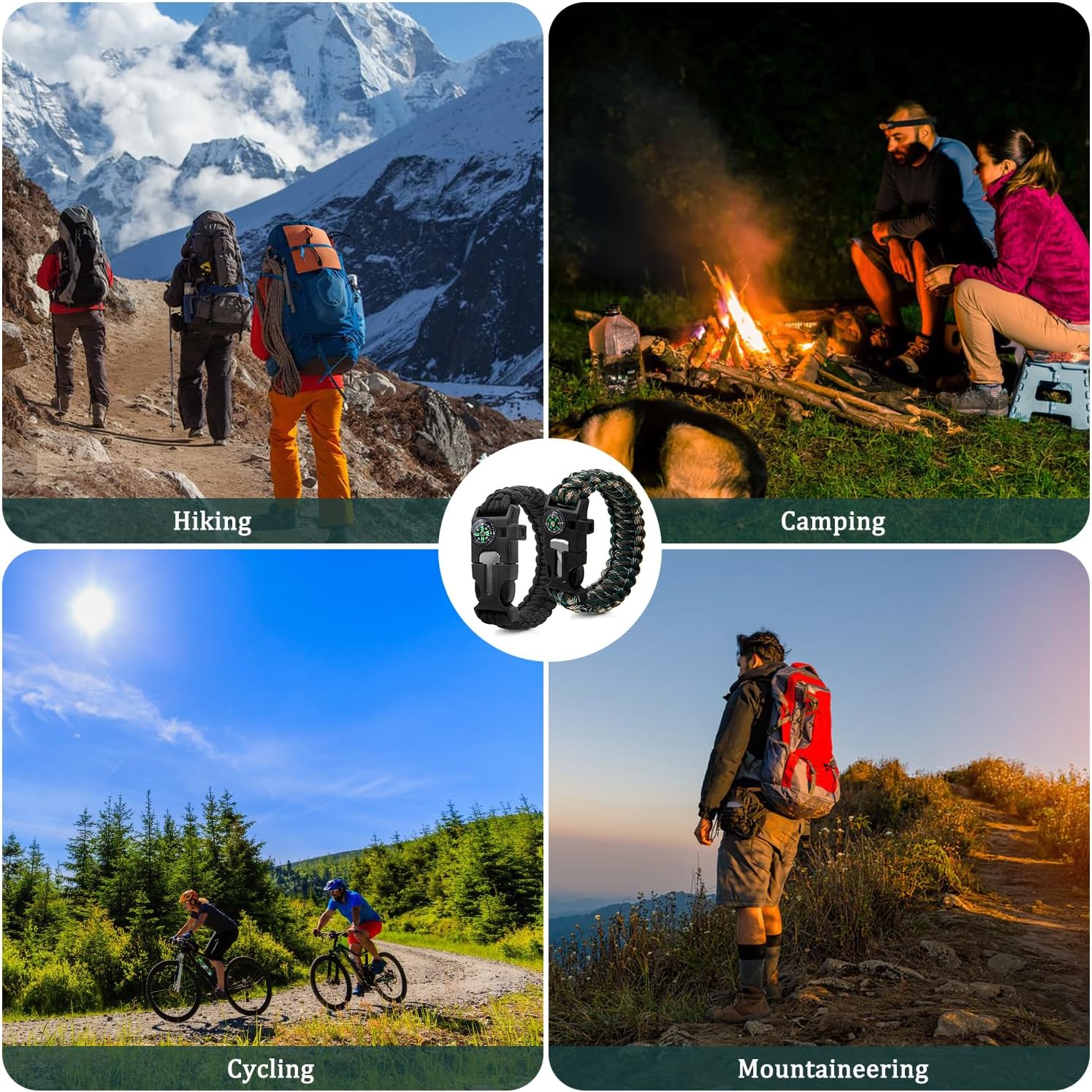 Paracord Armband – Starkes Survival-Armband für Outdoor-Abenteuer