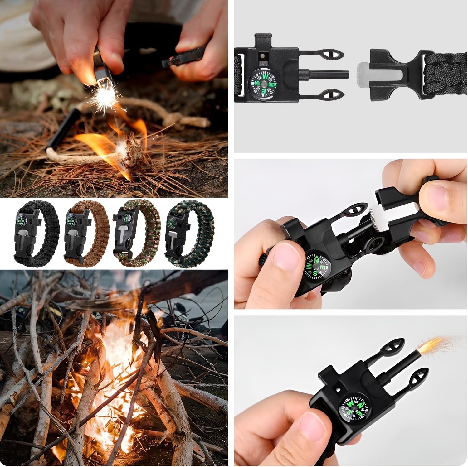 Paracord Armband – Starkes Survival-Armband für Outdoor-Abenteuer