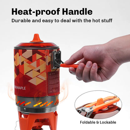 Gas-Campingkocher 2200W – kompakt & tragbar