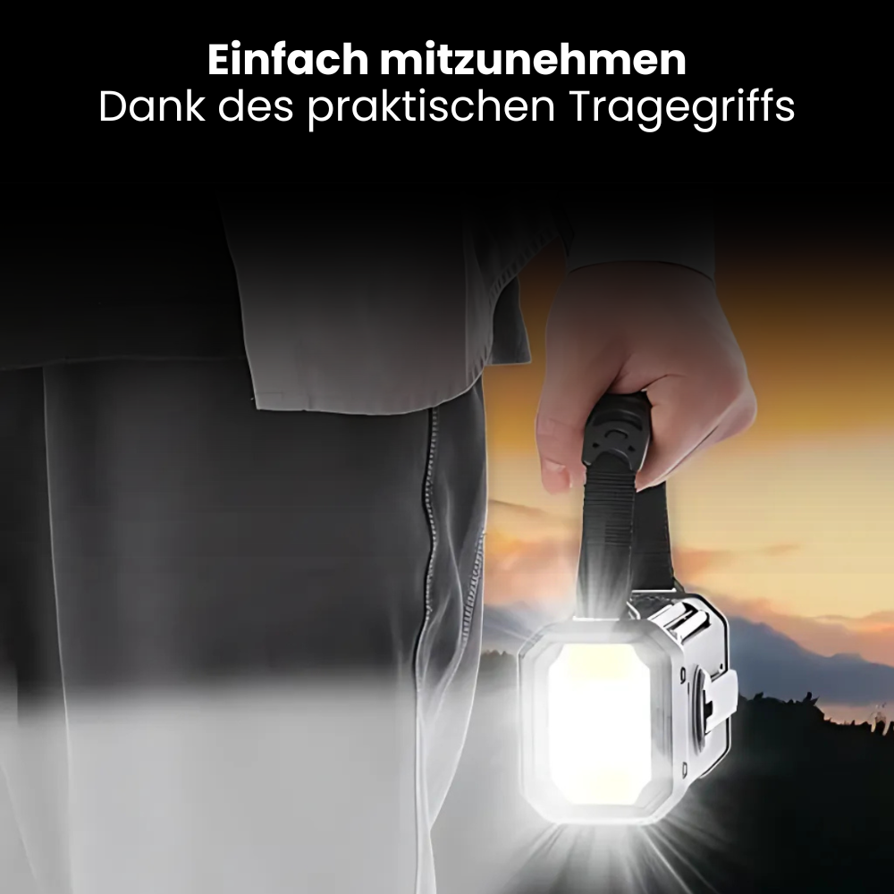 Notfallradio 10000mAh – Solar, Handkurbel & USB