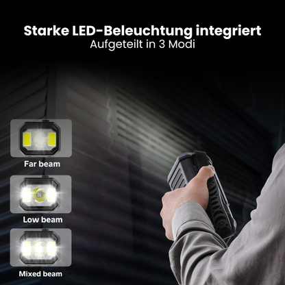 Notfallradio 10000mAh – Solar, Handkurbel & USB