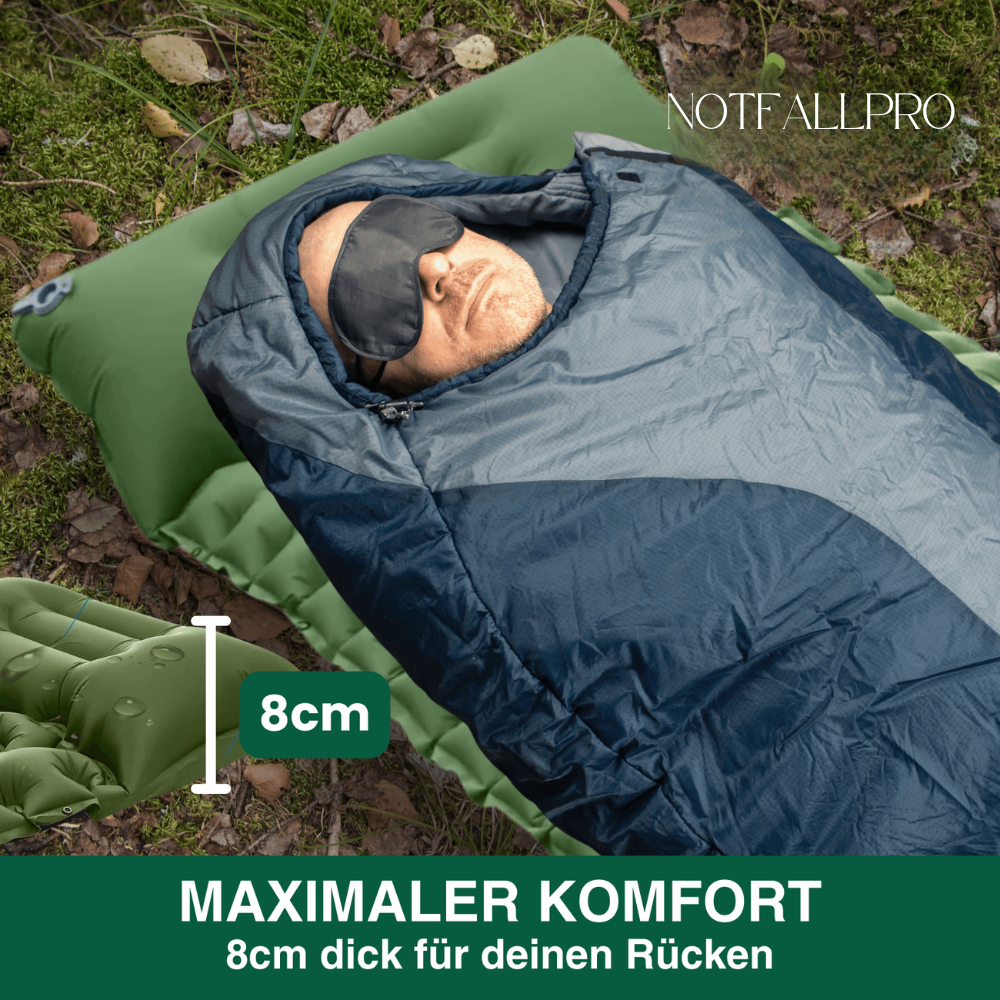 Ultraleichte Isomatte für Camping & Bergsteigen | Komfort & Schutz