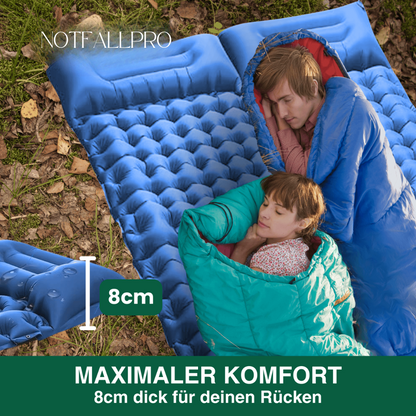 Ultraleichte 2-in-1 Camping-Isomatte