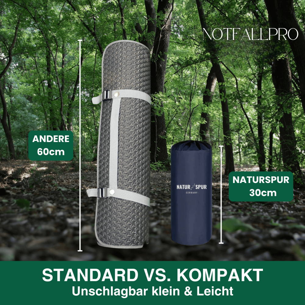 Ultraleichte 2-in-1 Camping-Isomatte