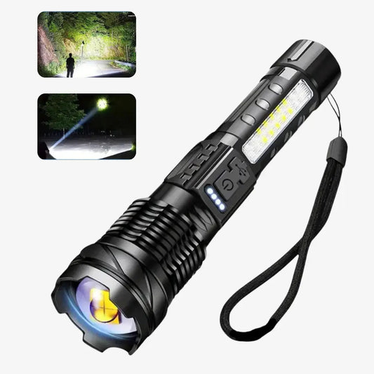 LED-Taschenlampe mit XHP50-Chip – USB-aufladbar