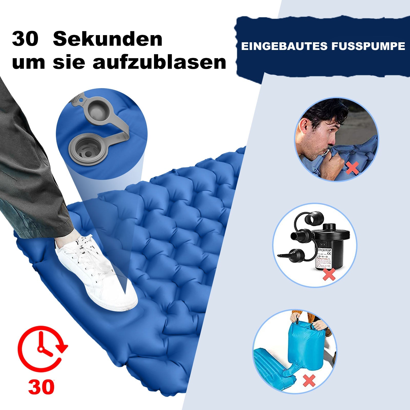 Ultraleichte Isomatte für Outdoor-Abenteuer - Komfort & Vielseitigkeit