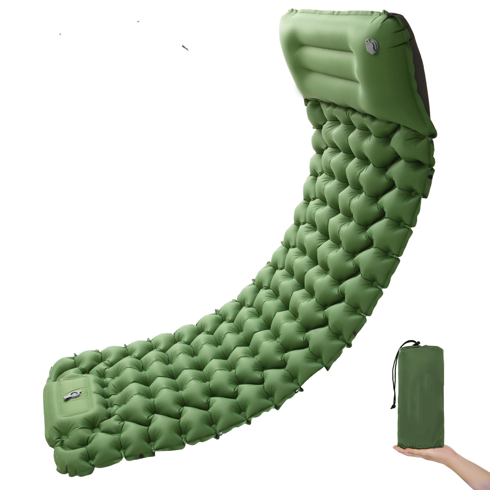 Selbstaufblasbare Isomatte für Camping |  Ergonomische Isomatte