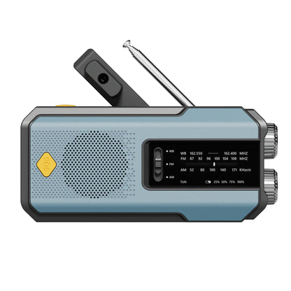 Notfallradio 2000mAh – Handkurbel, Solar, USB & SOS