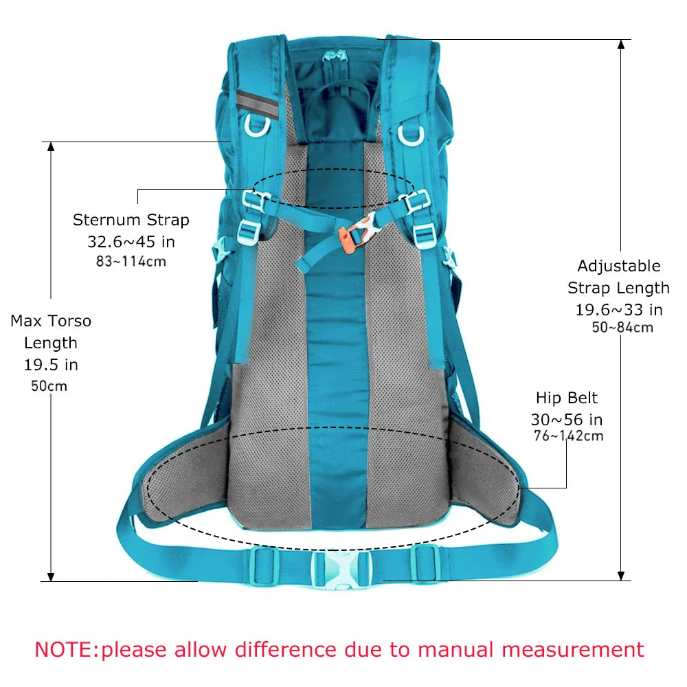 50L Trekking Rucksack - Multifunktional für Outdoor-Aktivitäten