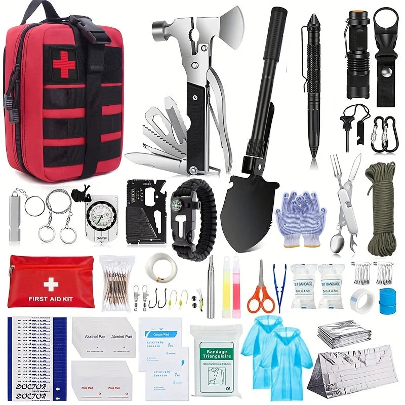 Survival-Kit mit Multifunktionswerkzeugen – Outdoor