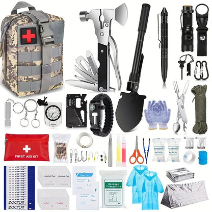 Survival-Kit mit Multifunktionswerkzeugen – Outdoor