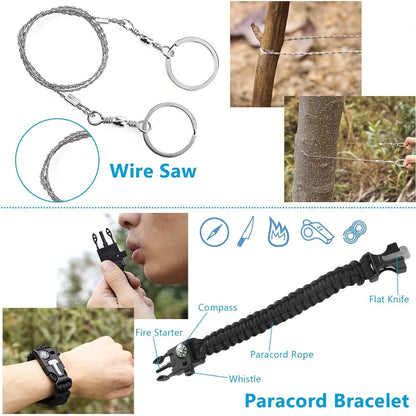 Survival-Kit mit Multifunktionswerkzeugen – Outdoor
